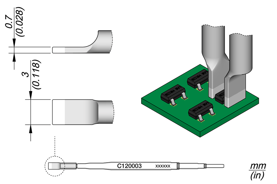 C120003 - Blade Cartridge Ø 3